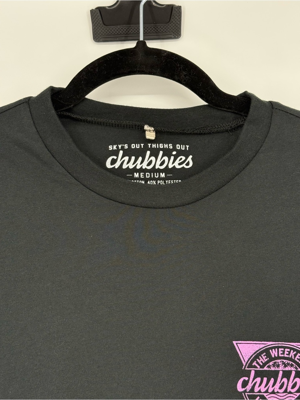 Chubbies Graphic T Shirt Weekend Has Arrived Casual Streetwear Crew Neck Medium - Picture 2 of 9